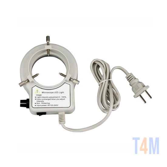 FONTE DE LUZ LED À PROVA DE POEIRA TD-L405 7.8W PARA MICROSCÓPIO